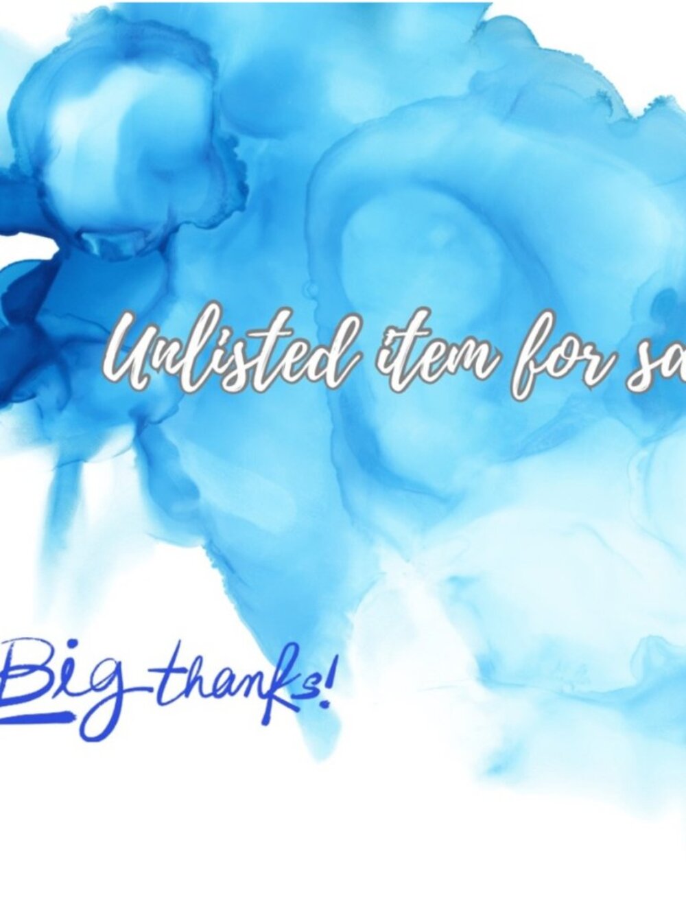 Unlisted item for sale $30